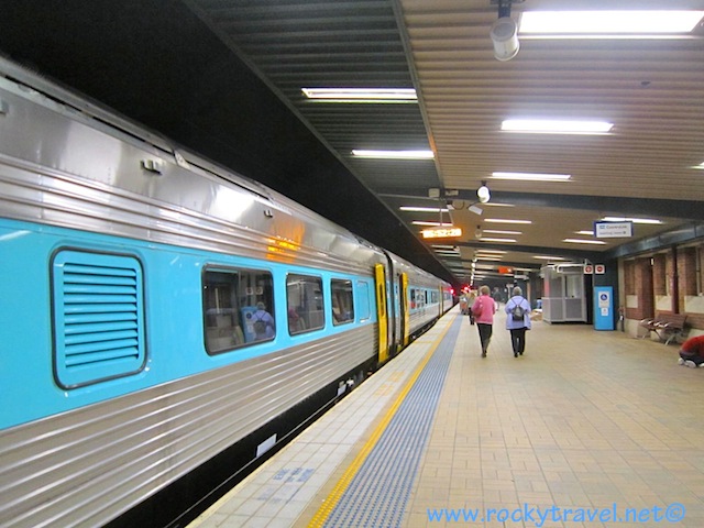 Leaving from Sydney to Broken Hill on the Xplorer Train SydneyStation