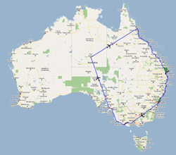 Sydney-Red Centre-Queensland