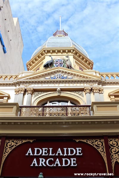 Take a Walk in the Adelaide Arcade