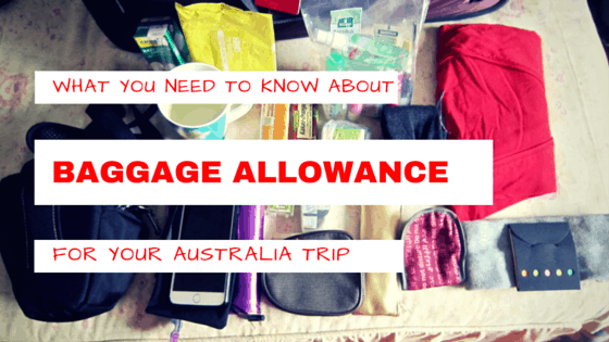 Baggage Allowance Australia