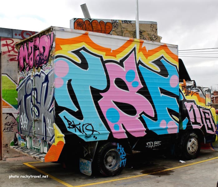 Graffiti Van Car Park