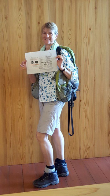Dual Pilgrim Certificate at the Heritage Centre Kumano Kodo