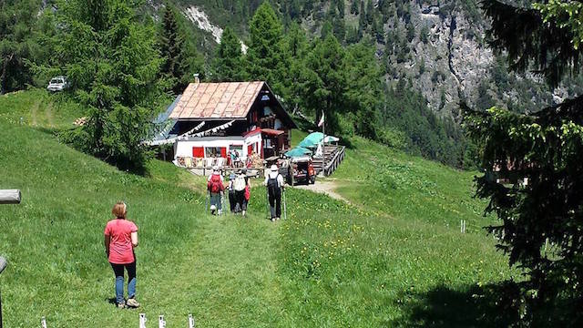 Antelao Hut in the Italian Dolomtes