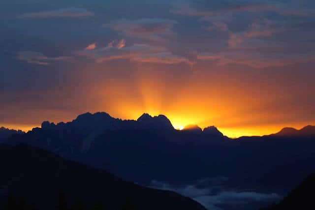 Italian Dolomites Sunset