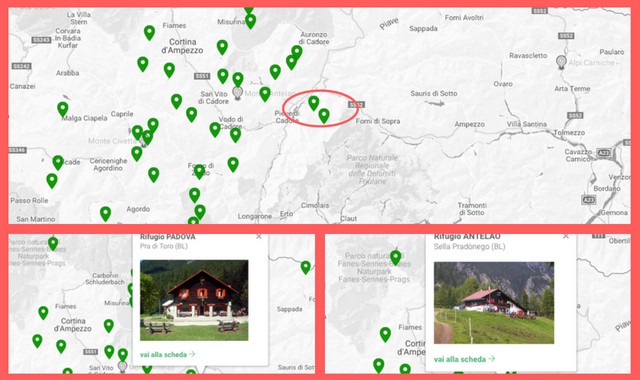 Rifugios in Italy - from hut to hut - hiking in the Dolomites