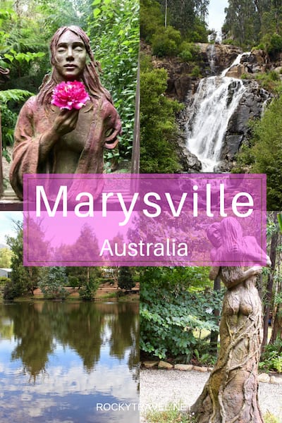 Ever heard of Marysville? Here is how to explore this beautiful township of the Yarra Ranges National Park, a short drive from Melbourne. Check out the amazing Sculpture Garden at Bruno's Art, walk and relax at the Steavenson Falls and learn how it bounced back to its splendour after the horrible bushfire in 2009. #marysville #melbourne #nationalparks via @rockytravel