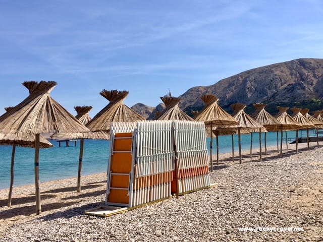 The Beach in Baska Krk Island