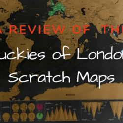 My review of the Luckies of London Scratch Map Deluxe
