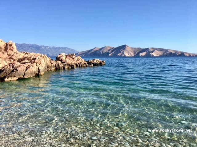 Crystal clear waters Baska Beaches Krk Island