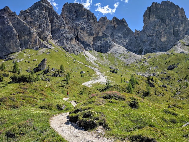 Hike to Rifugio Fratelli Fonda Savio Dolomites