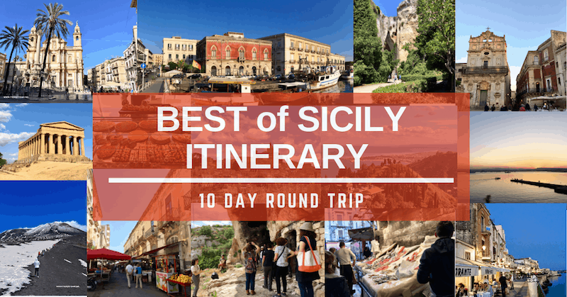 10 day Sicily Itinerary best places