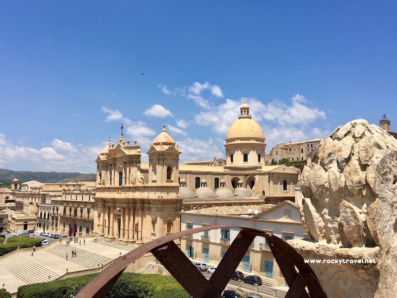 Noto Sicily View from Santa Chiara Church