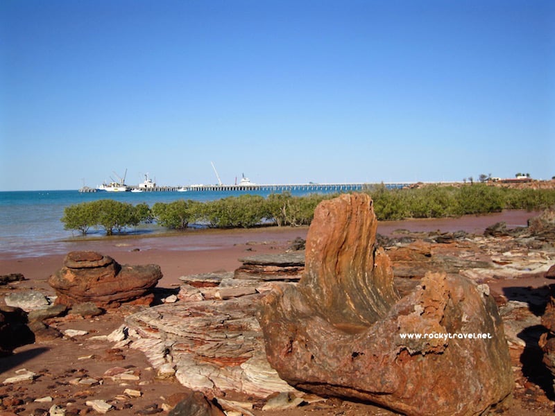 Broome at Roebuck Bay with Jetty