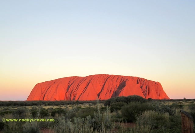 Australian Red Centre with Uluru