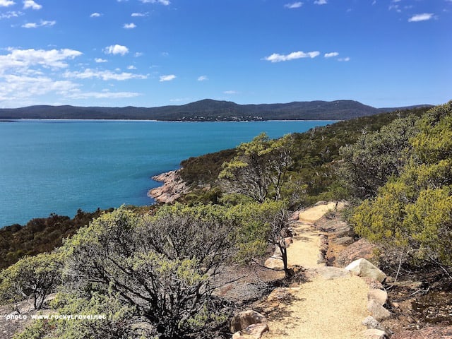Hiking in Freycinet National Park Tasmania