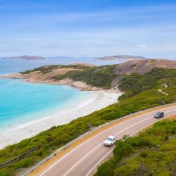 Aerial View of the Great Ocean Road Coastal Drive