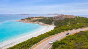 Aerial View of the Great Ocean Road Coastal Drive