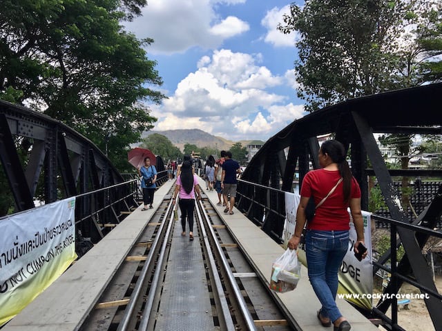 The River Kwai Bridge in Kanachanaburi