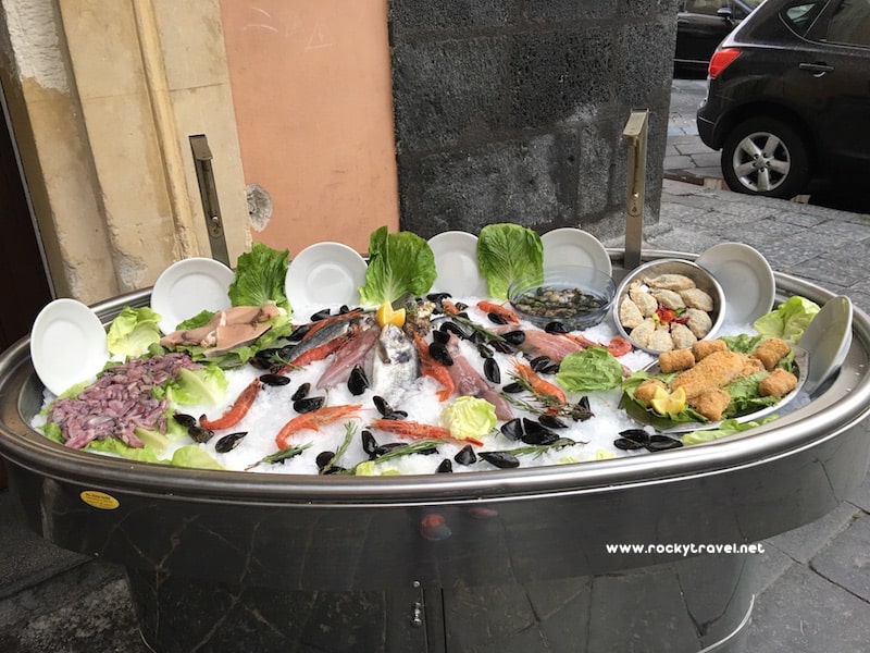 Seafood in Catania