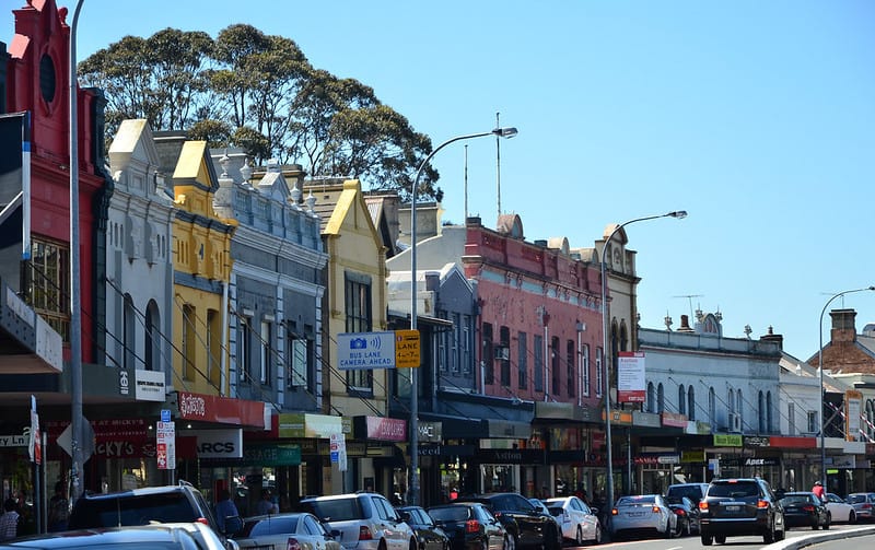 Oxford Street in Paddington Sydney 