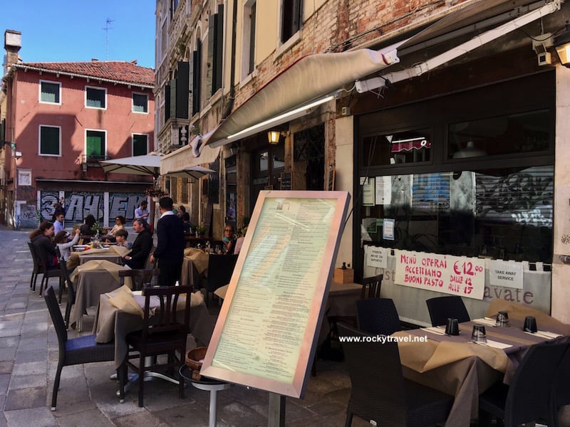 Sestiere Santa Croce close to Train Station in Venice