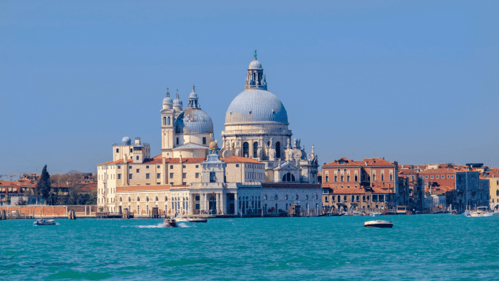 The View Of Santa Maria Della Salute Chrch in Dorsoduro