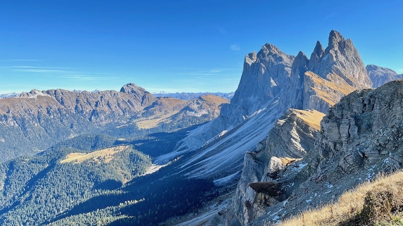 Seceda Hike Val Gardena The Mount Seceda In Val Gardena Dolomites