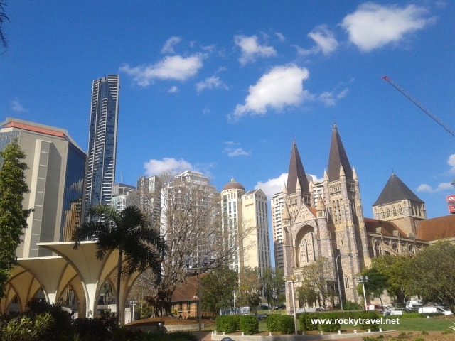Medieval St. John's Cathedral near Fortitude Valley Brisbane