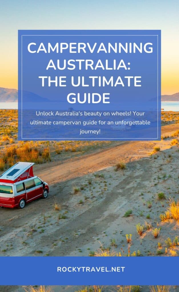 Campervanning Australia Pinterest Image.