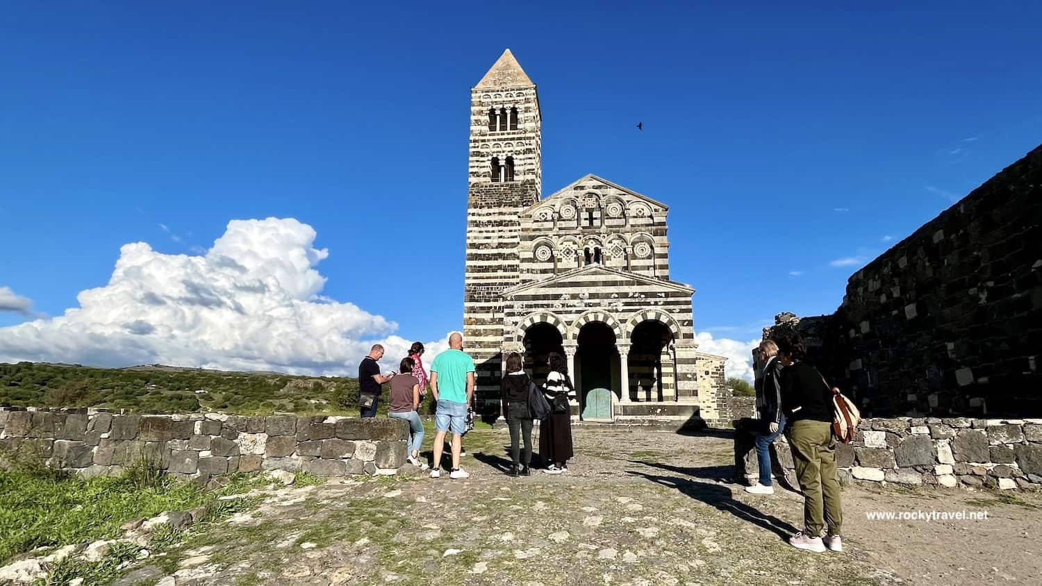 Basilica della Santissima Trinità di Saccargia Romanic Church in Sardinia