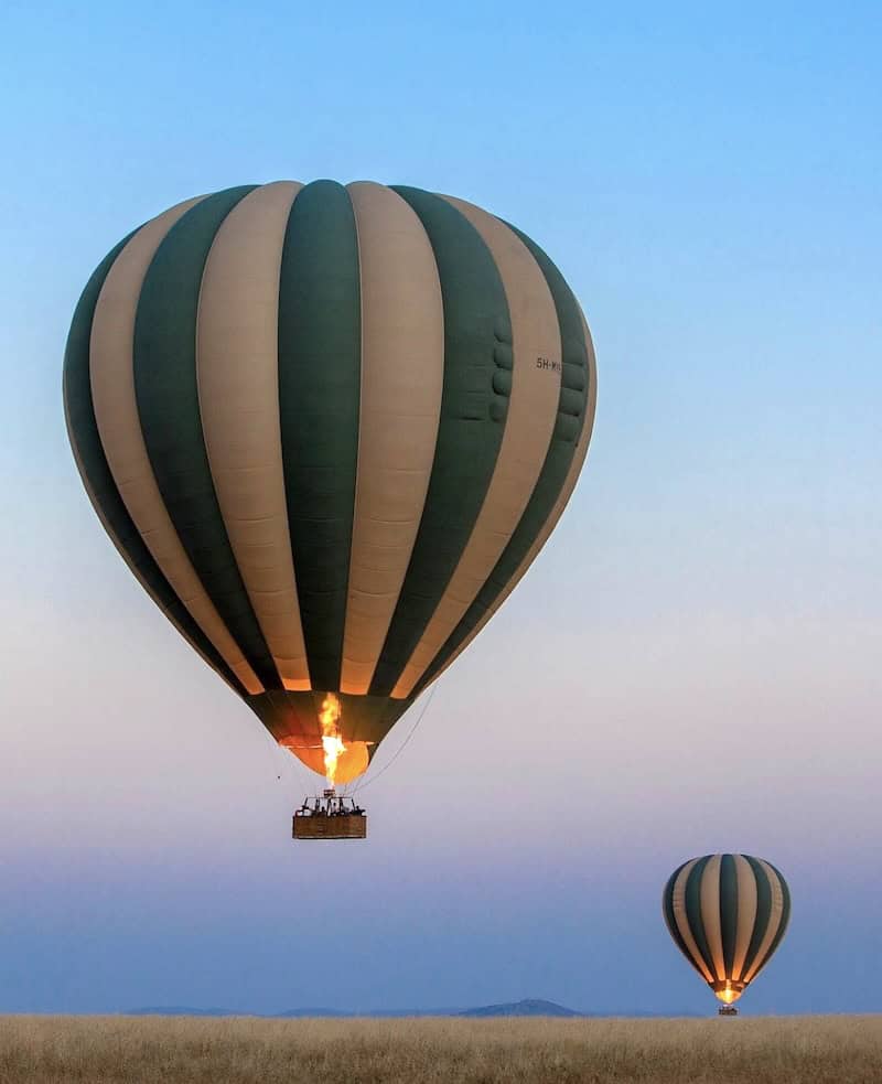 Hot Air Balloon Safari