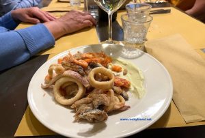 Food in Palermo Dinner Seafood in Palermo