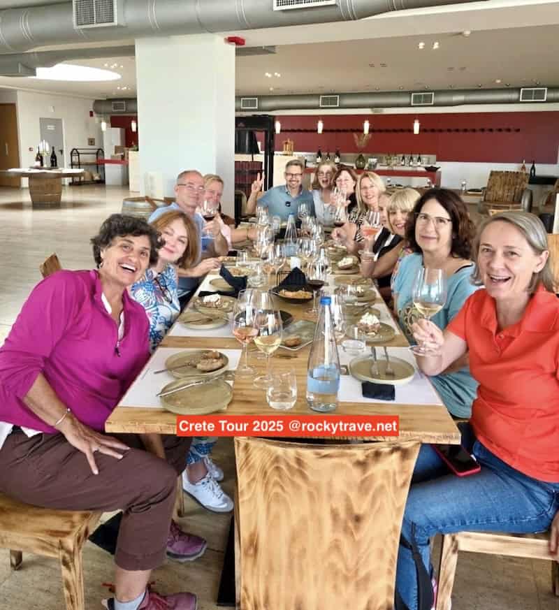 Crete Tour 2025 - Winery Lunch Crete Tour 2025 Wine Tastings + Lunch